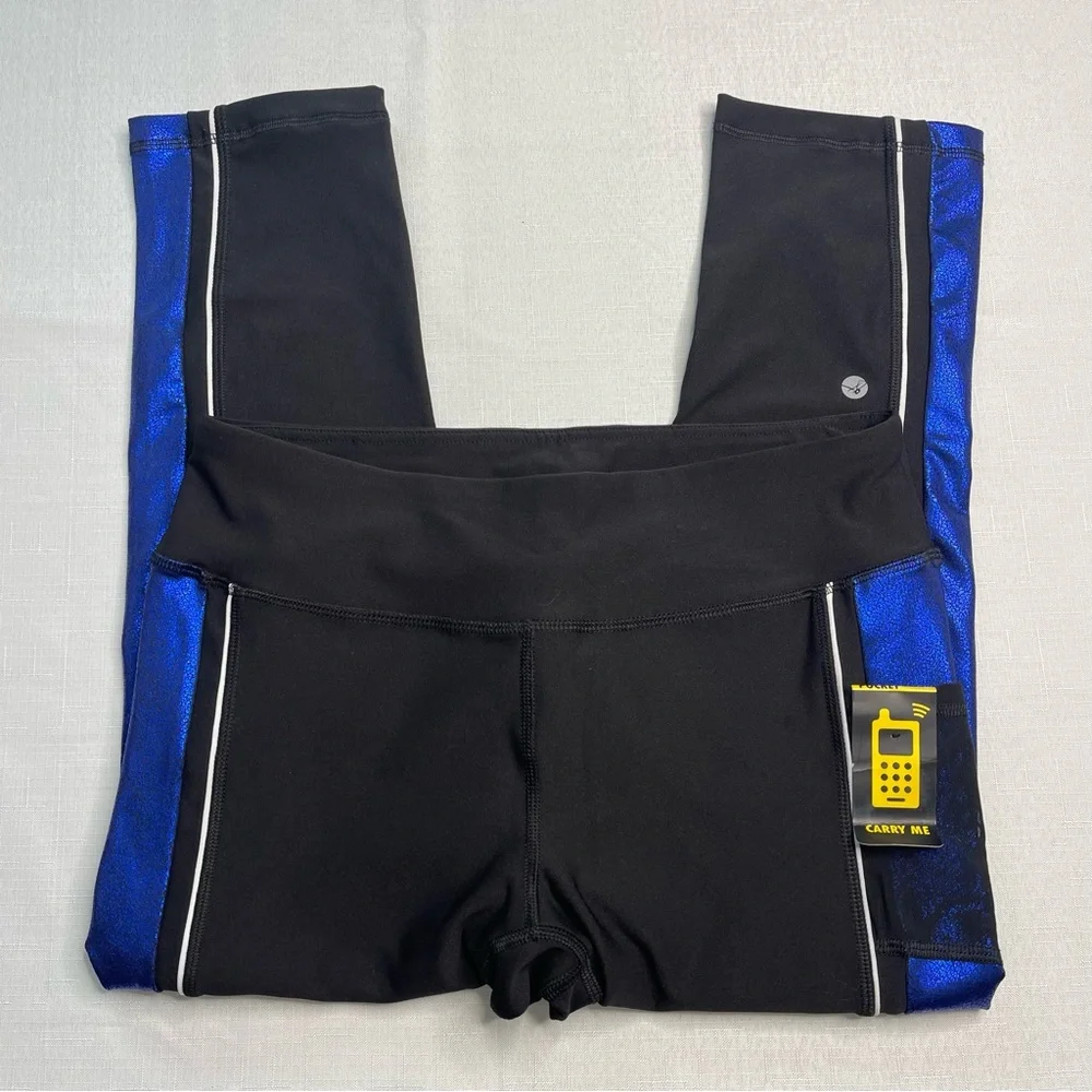 Brand new Gottex medium‎ Black and Blue Leggings